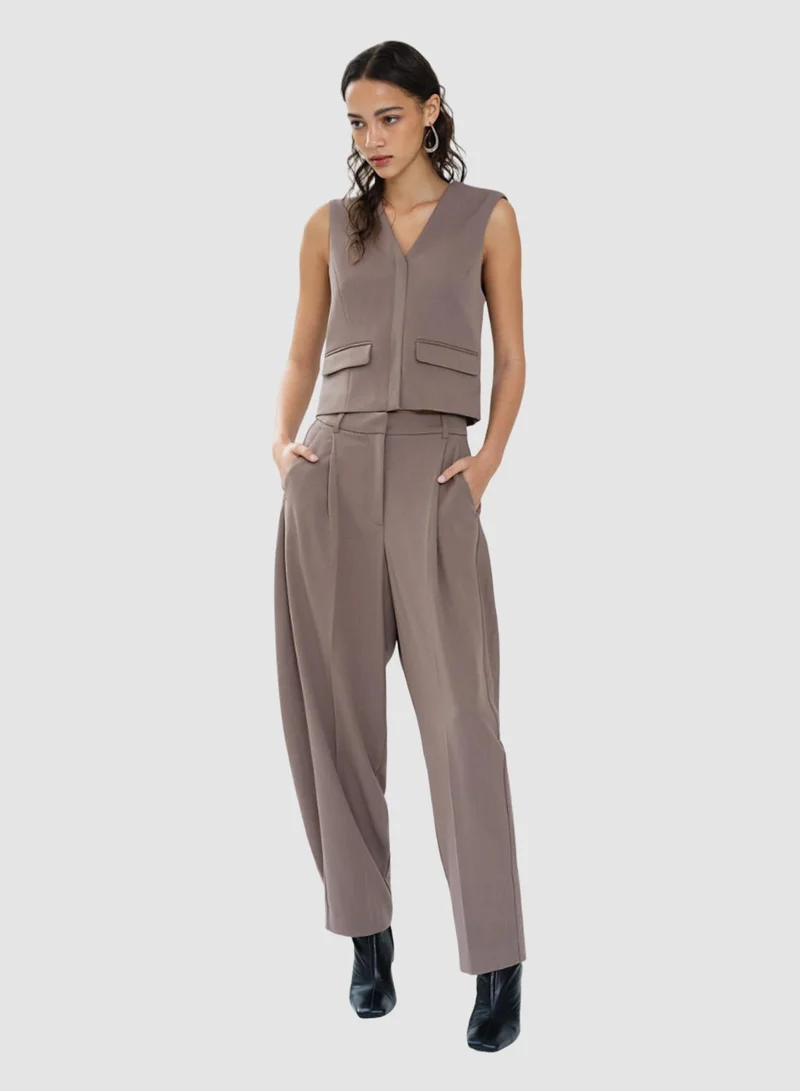 فرنش كونكشن Vienna V-Neck Waistcoat